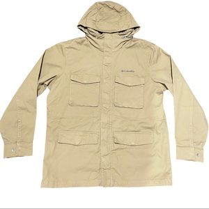 SOLD🛑Columbia Tummil Pines Military Hooded Field Sand Mid Weight Jacket